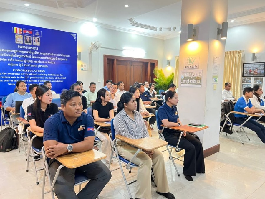 Ministry of Tourism Launches a National Master Trainer Training Program on Hotel Services in Alignment with ASEAN Standards in Siem Reap Province