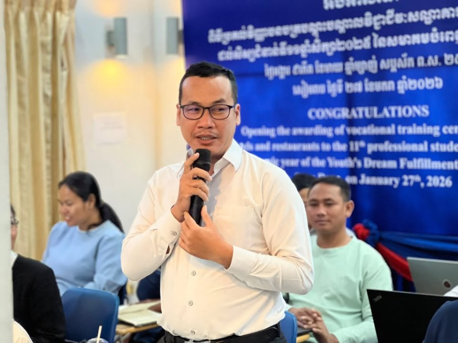 Ministry of Tourism Launches a National Master Trainer Training Program on Hotel Services in Alignment with ASEAN Standards in Siem Reap Province