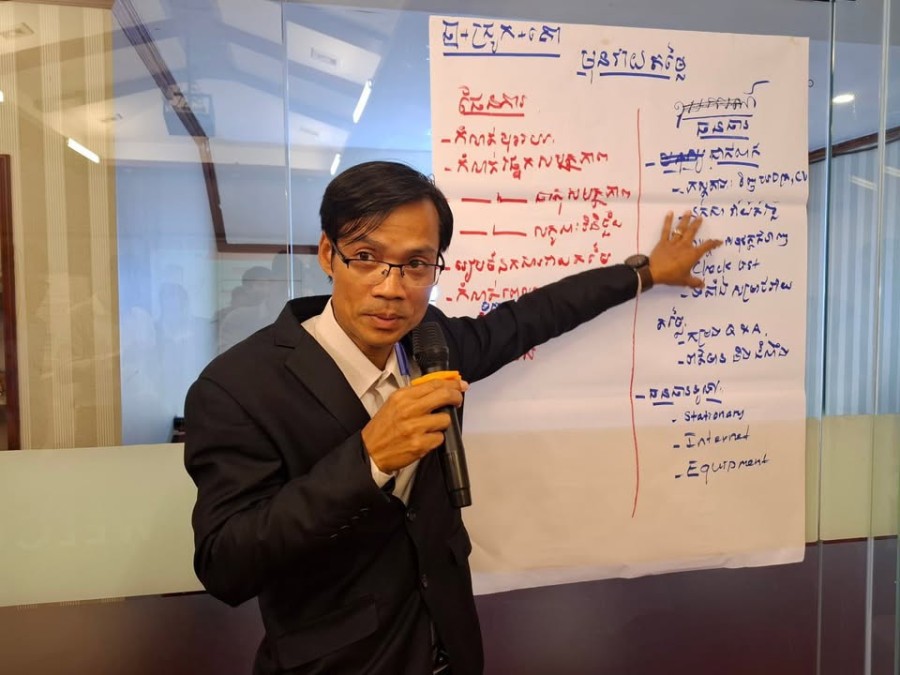 សកម្មភាពបណ្តុះបណ្តាល និងការវាយតម្លៃសមត្ថភាពសិក្ខាកាម ក្នុងវគ្គបណ្តុះបណ្តាលអ្នកវាយតម្លៃបង្គោលលើសេវាកម្មសណ្ឋាគារ ស្របតាមគុណវុឌ្ឍិជាតិ