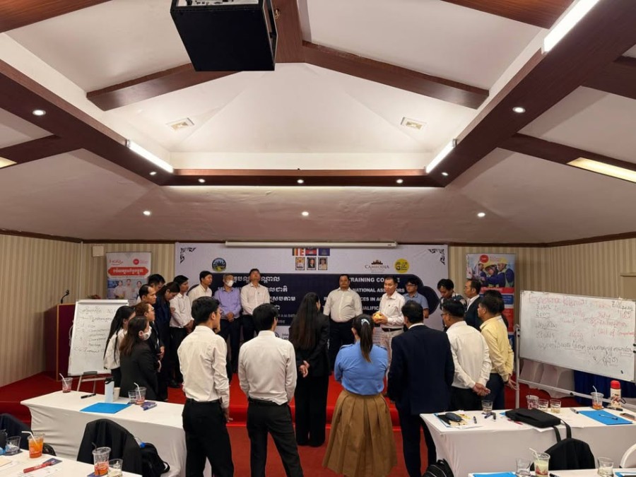 សកម្មភាពបណ្តុះបណ្តាល និងការវាយតម្លៃសមត្ថភាពសិក្ខាកាម ក្នុងវគ្គបណ្តុះបណ្តាលអ្នកវាយតម្លៃបង្គោលលើសេវាកម្មសណ្ឋាគារ ស្របតាមគុណវុឌ្ឍិជាតិ