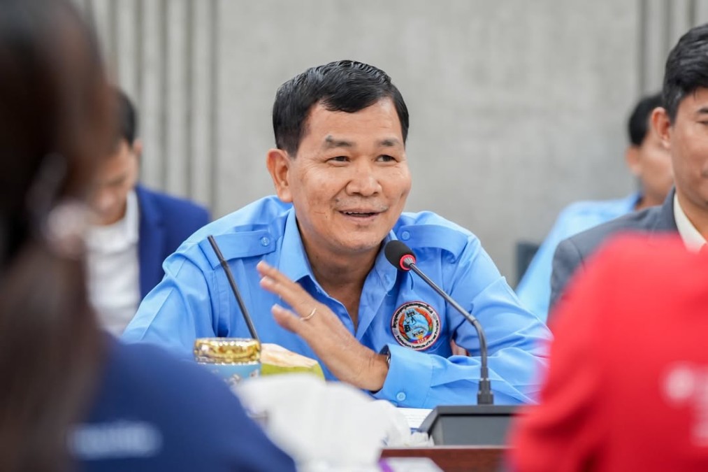 Representatives of the Ministry of Tourism, serving as Co-Vice Chair of the Skills Development Programme Advisory Committee, undertake a field mission to implementing partners in Pursat Province.