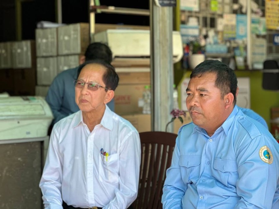 Representatives of the Ministry of Tourism, serving as Co-Vice Chair of the Skills Development Programme Advisory Committee, undertake a field mission to implementing partners in Pursat Province.