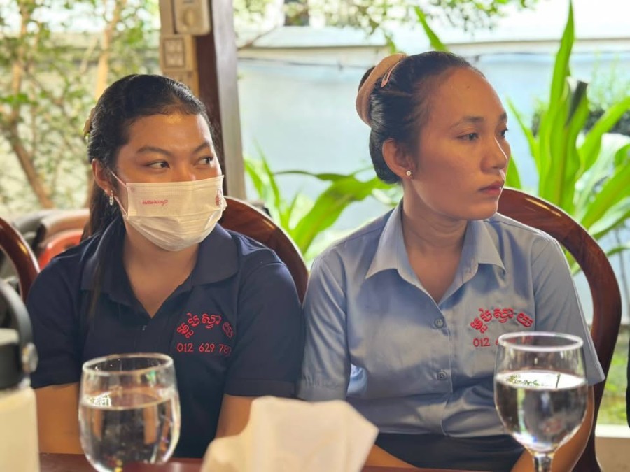 Representatives of the Ministry of Tourism, serving as Co-Vice Chair of the Skills Development Programme Advisory Committee, undertake a field mission to implementing partners in Pursat Province.