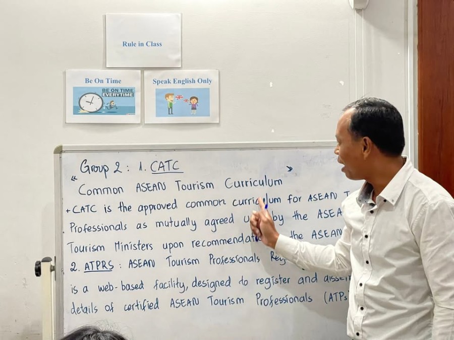 Activity Days 1 of National Trainer Training Program on Hotel Services under the ASEAN MRA-TP Framework