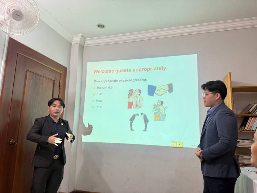 Commendation on the Completion of the National Trainer Training Program for ASEAN Hotel Services Standard