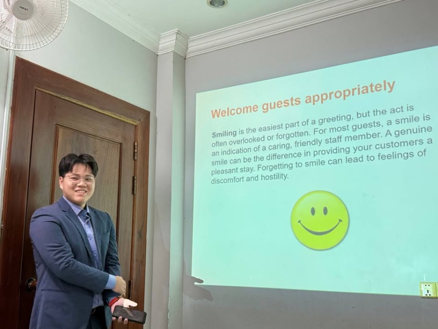 Commendation on the Completion of the National Trainer Training Program for ASEAN Hotel Services Standard