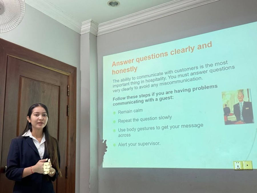 Commendation on the Completion of the National Trainer Training Program for ASEAN Hotel Services Standard