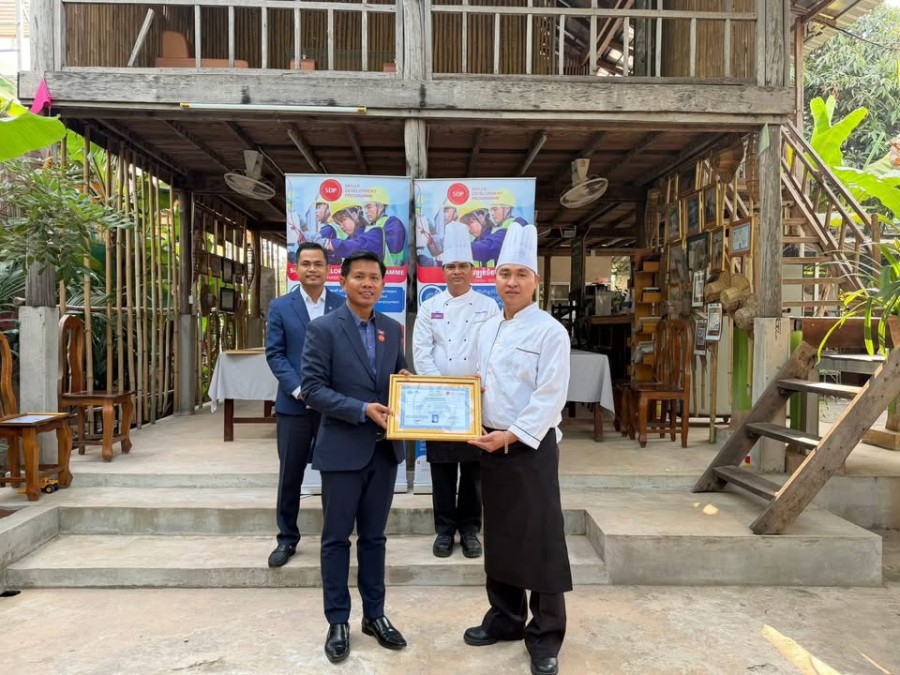 Conclusion of the Capacity Building Training for HoKa Hospitality Trainers in Cooking