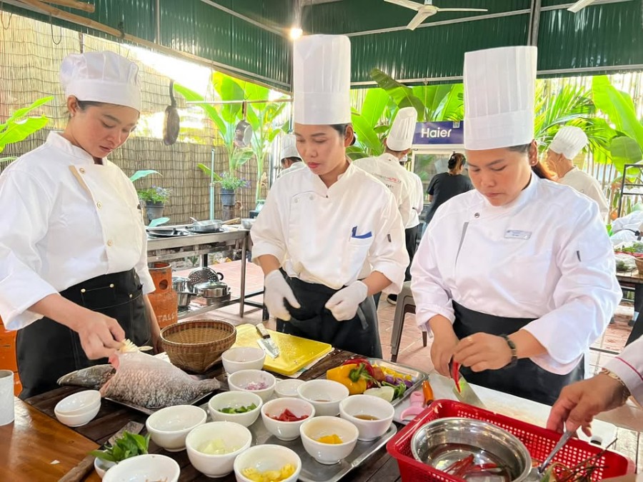 Conclusion of the Capacity Building Training for HoKa Hospitality Trainers in Cooking