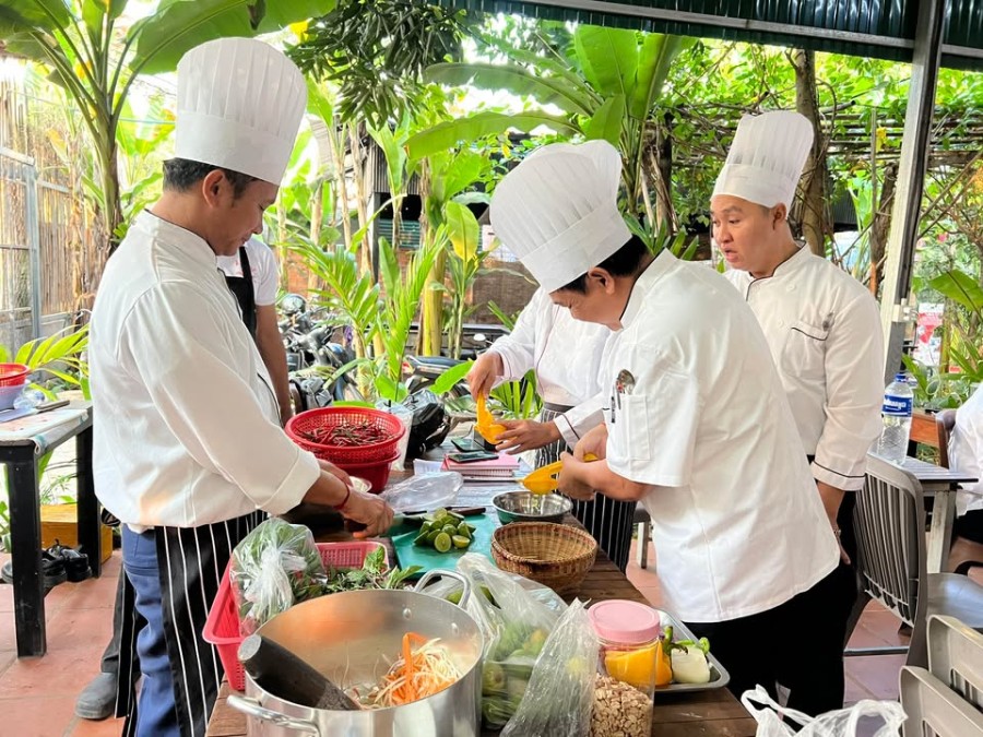 Conclusion of the Capacity Building Training for HoKa Hospitality Trainers in Cooking