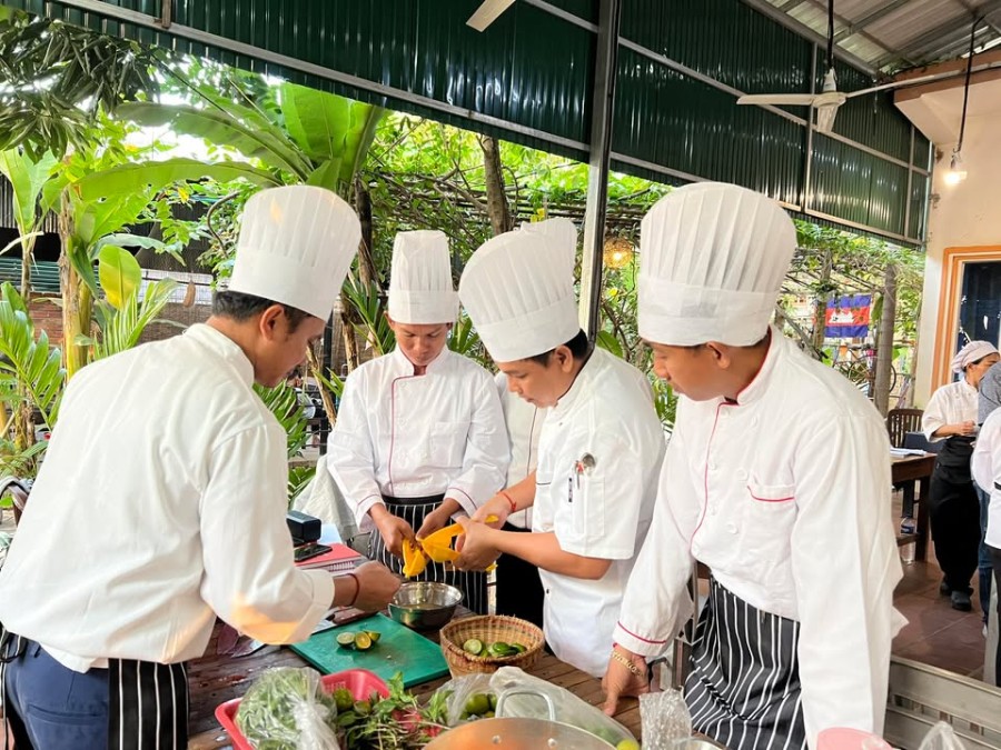 Conclusion of the Capacity Building Training for HoKa Hospitality Trainers in Cooking