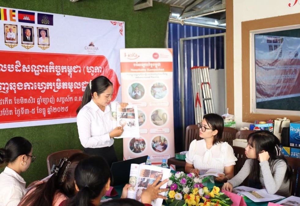 The Banteay Meanchey Provincial Department of Tourism, funded by Swisscontact, has successfully concluded the Barista Training Course.