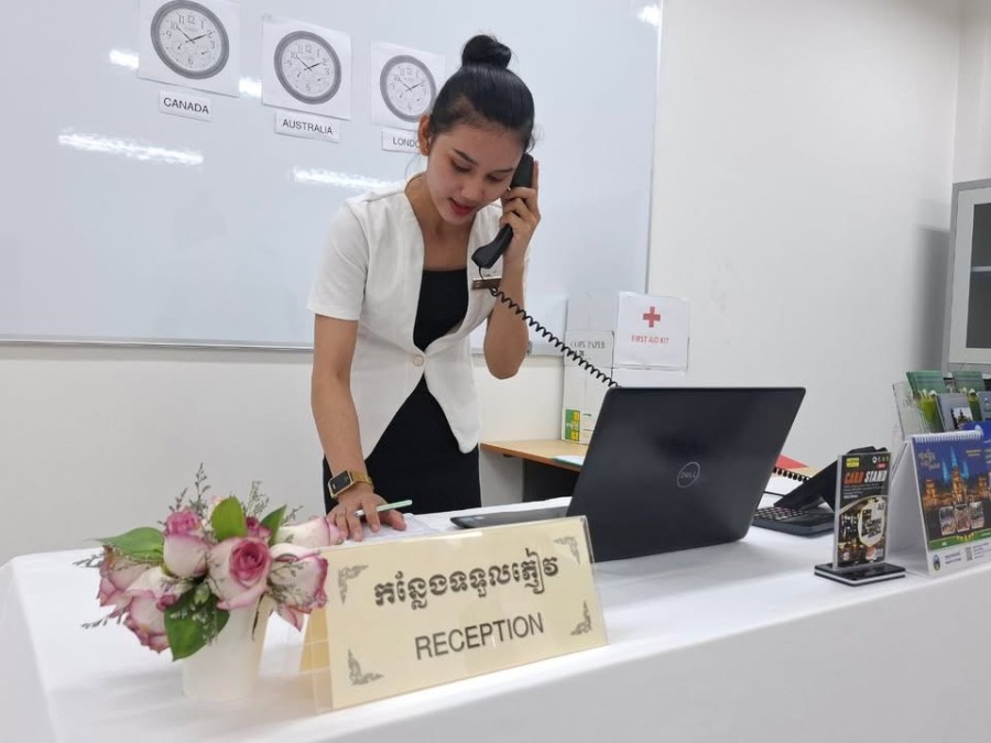 Competency Assessment for Front Office Operations under the HoKa Hospitality Program in Preah Sihanouk Province