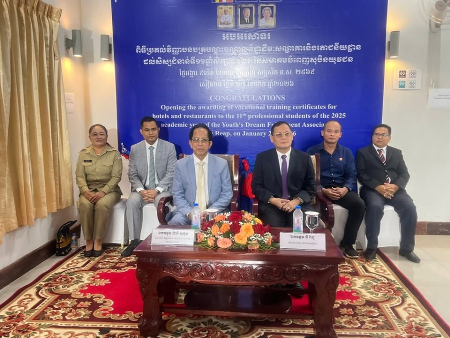 Congratulations to the 66 Trainees of the 11th Cohort on the Successful Completion of Their Studies at The Youth's Dream Fulfillment Association (YDFA), Siem Reap Province