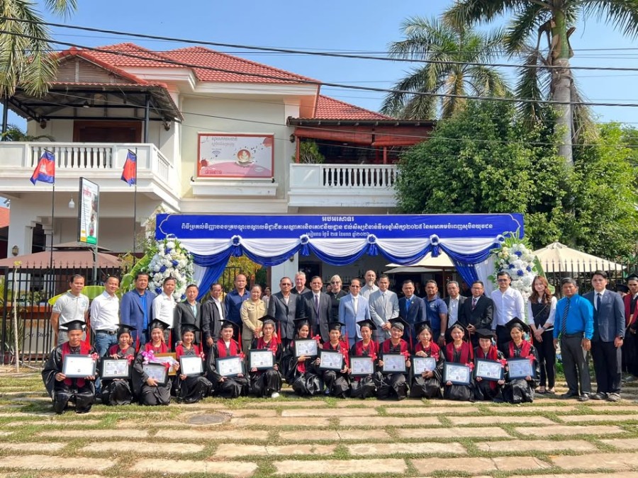 Congratulations to the 66 Trainees of the 11th Cohort on the Successful Completion of Their Studies at The Youth's Dream Fulfillment Association (YDFA), Siem Reap Province