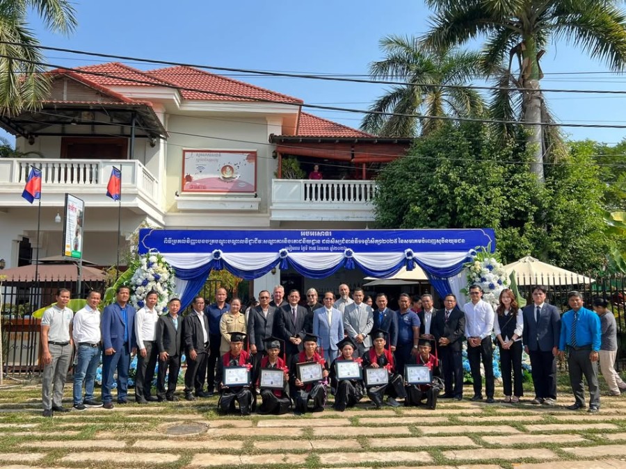 Congratulations to the 66 Trainees of the 11th Cohort on the Successful Completion of Their Studies at The Youth's Dream Fulfillment Association (YDFA), Siem Reap Province