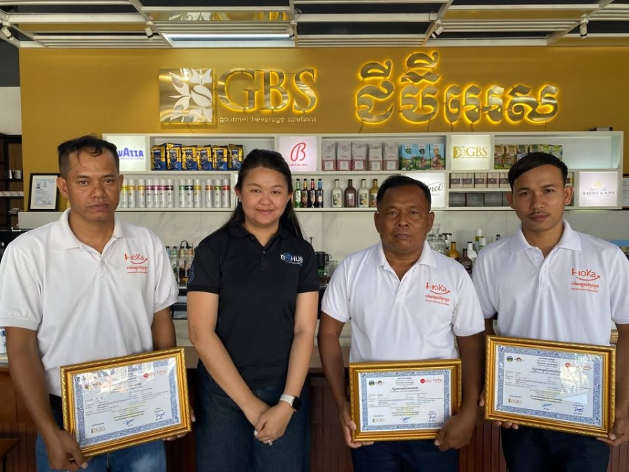 Commemorating the Successful Completion of the Master Trainer Capacity Building Program in Professional Barista Skills for Koh Kong and Kampong Chhnang Provinces