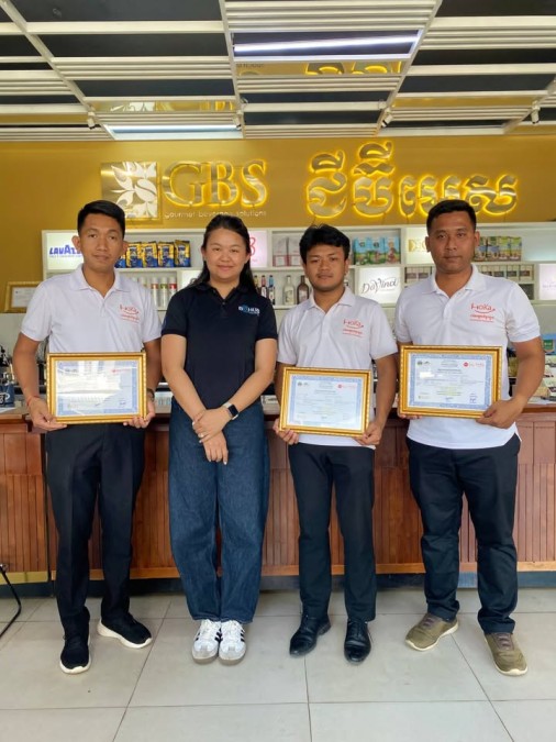 Commemorating the Successful Completion of the Master Trainer Capacity Building Program in Professional Barista Skills for Koh Kong and Kampong Chhnang Provinces