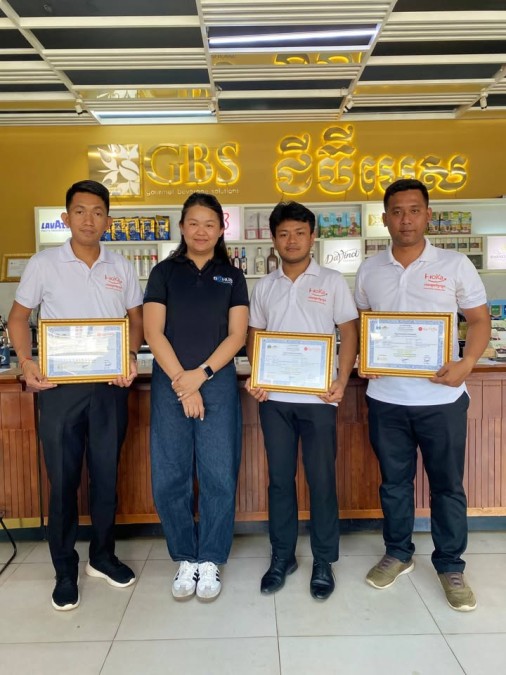 Commemorating the Successful Completion of the Master Trainer Capacity Building Program in Professional Barista Skills for Koh Kong and Kampong Chhnang Provinces