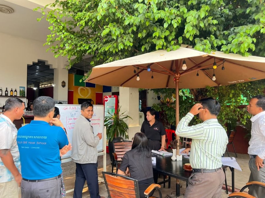 Activities of the National Master Trainer Program in Hotel Services (Days 3 & 4)