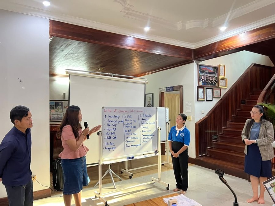 Activities of the National Master Trainer Program in Hotel Services (Days 3 & 4)