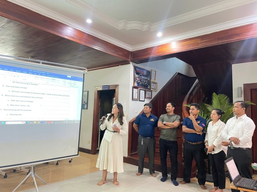 Activities of the National Master Trainer Program in Hotel Services (Days 3 & 4)