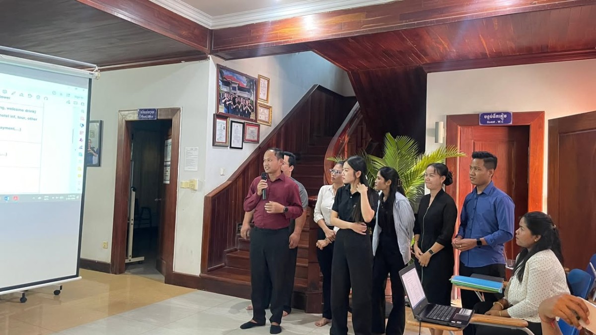 Activities of the National Master Trainer Program in Hotel Services (Days 3 & 4)