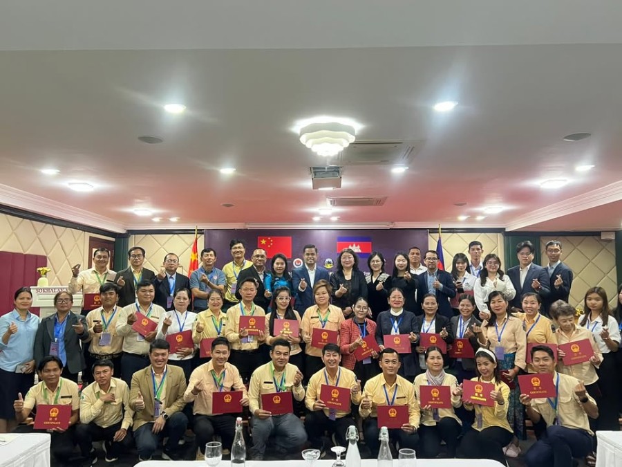 Congratulations to all 50 trainees who have successfully completed the 10-day training course on “Advanced Capacity Building for Chinese-Speaking Tourist Guides in Cambodia,” held in Siem Reap Province!