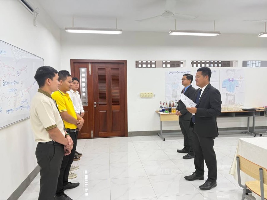 Competency Assessment in Food and Beverage Services under the HoKa Hospitality Program in Preah Sihanouk Province