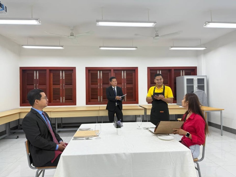 Competency Assessment in Food and Beverage Services under the HoKa Hospitality Program in Preah Sihanouk Province