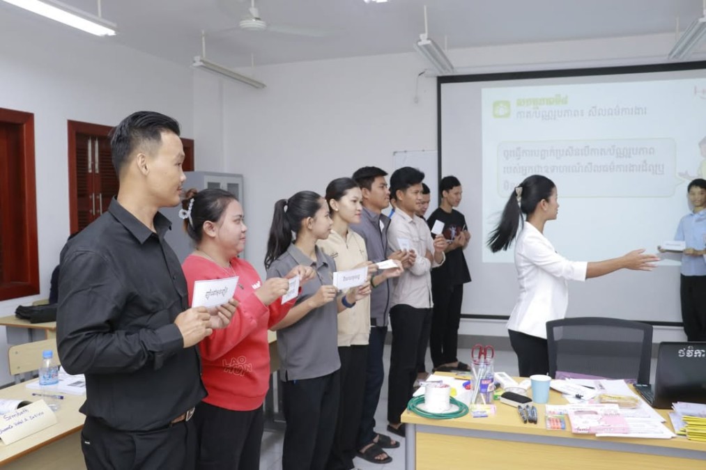 Training Activities for Food and Beverage Services under the HoKa Hospitality Program in Preah Sihanouk Province