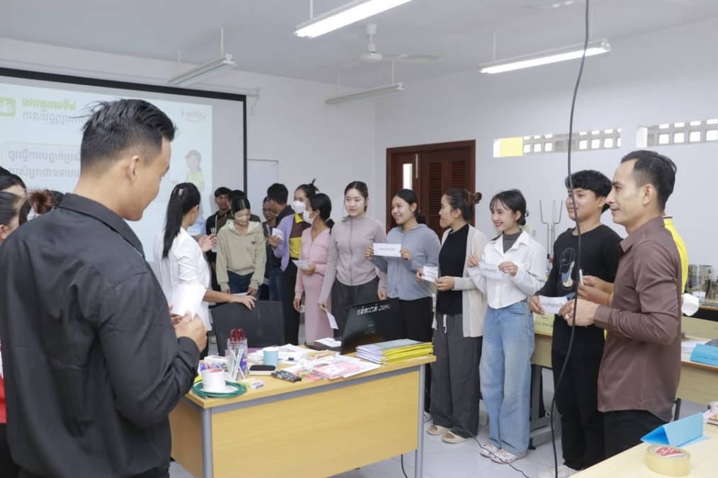 Training Activities for Food and Beverage Services under the HoKa Hospitality Program in Preah Sihanouk Province