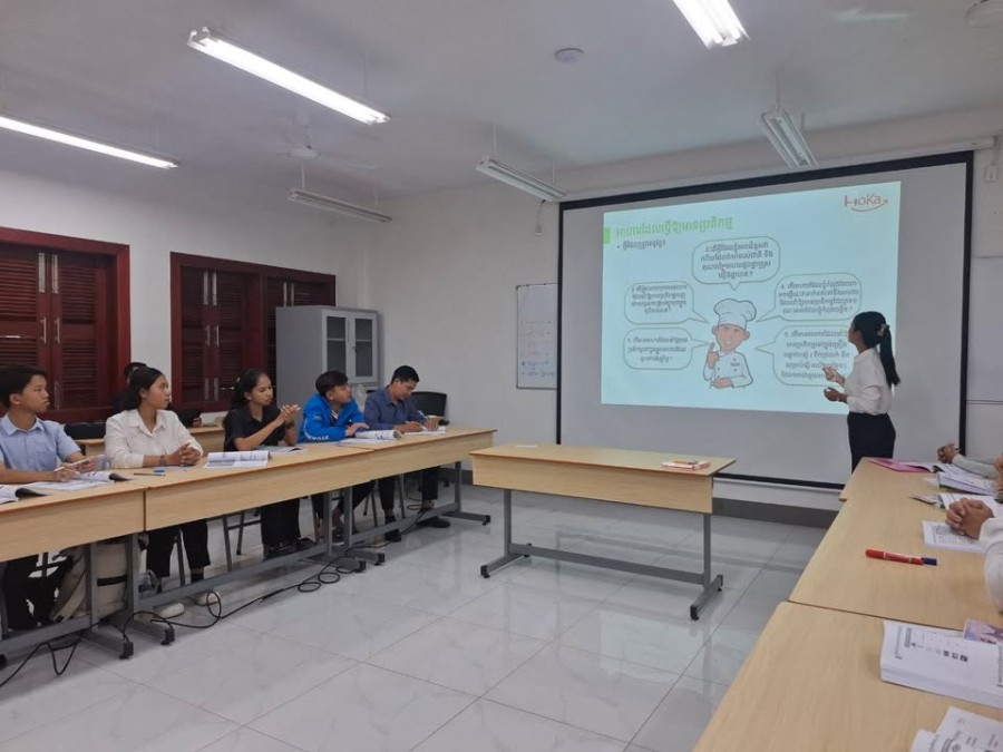 Training Activities for Food and Beverage Services under the HoKa Hospitality Program in Preah Sihanouk Province