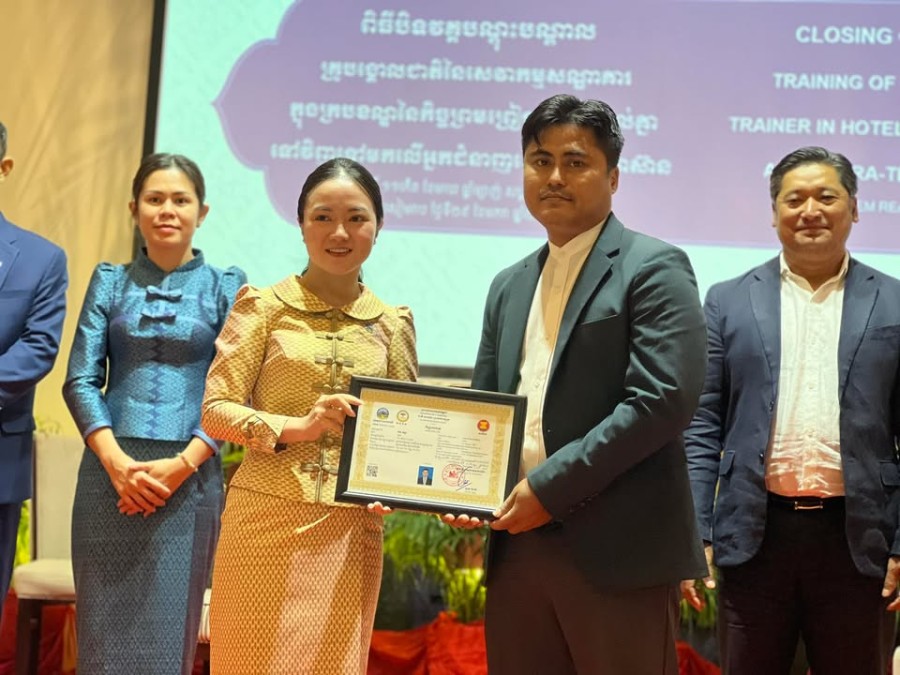 Capacity Building in Tourism Excellence: Certification of 77 National Trainers and Assessors in Alignment with ASEAN Standards