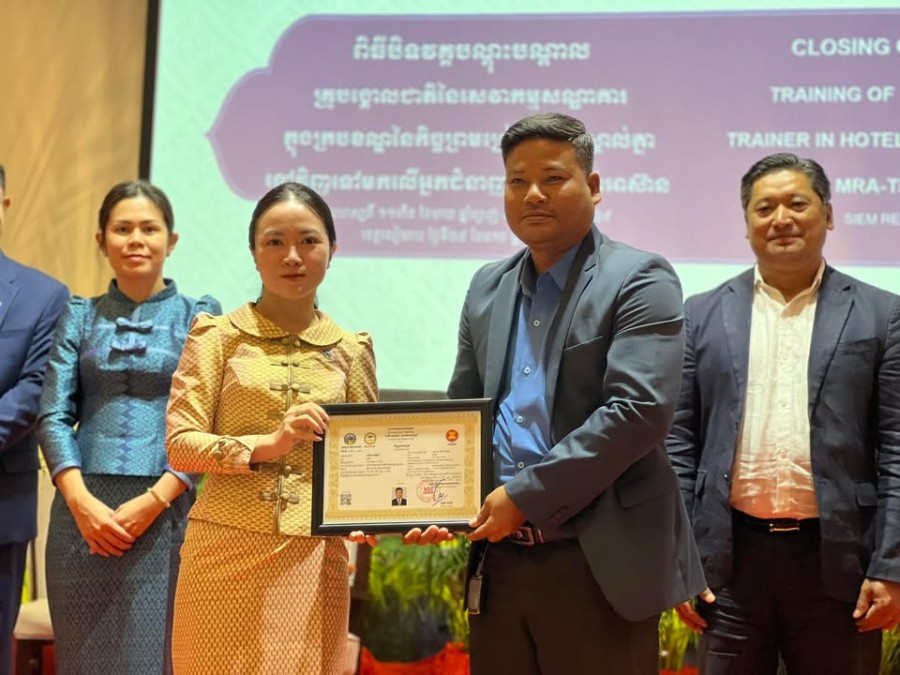 Capacity Building in Tourism Excellence: Certification of 77 National Trainers and Assessors in Alignment with ASEAN Standards