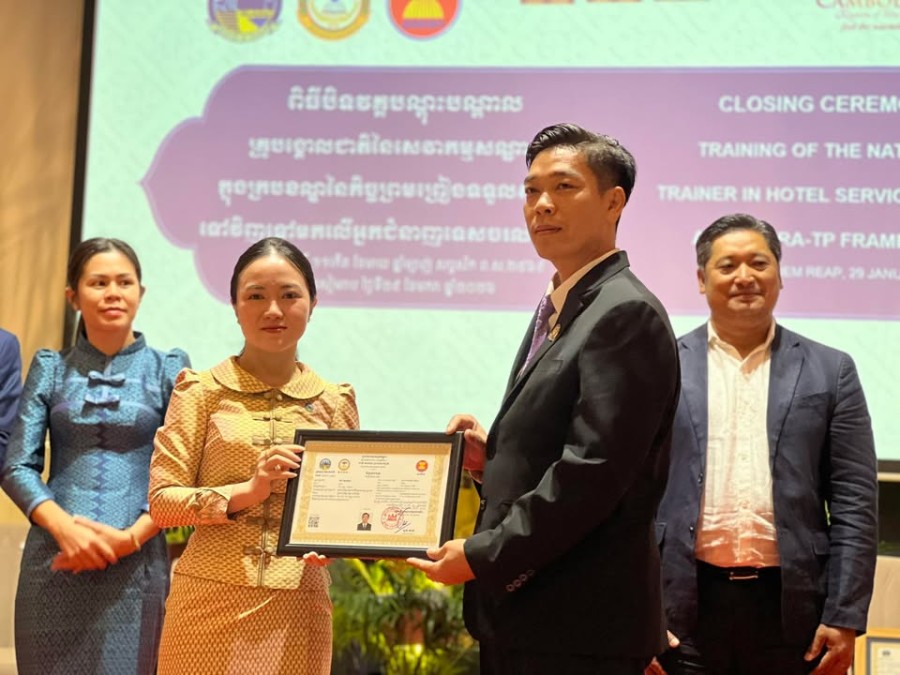 Capacity Building in Tourism Excellence: Certification of 77 National Trainers and Assessors in Alignment with ASEAN Standards