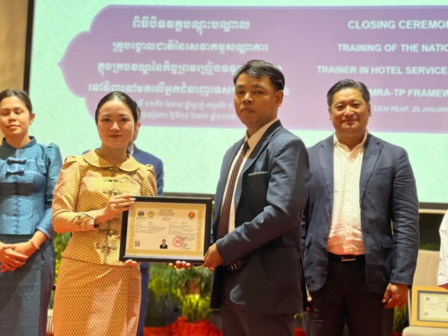 Capacity Building in Tourism Excellence: Certification of 77 National Trainers and Assessors in Alignment with ASEAN Standards