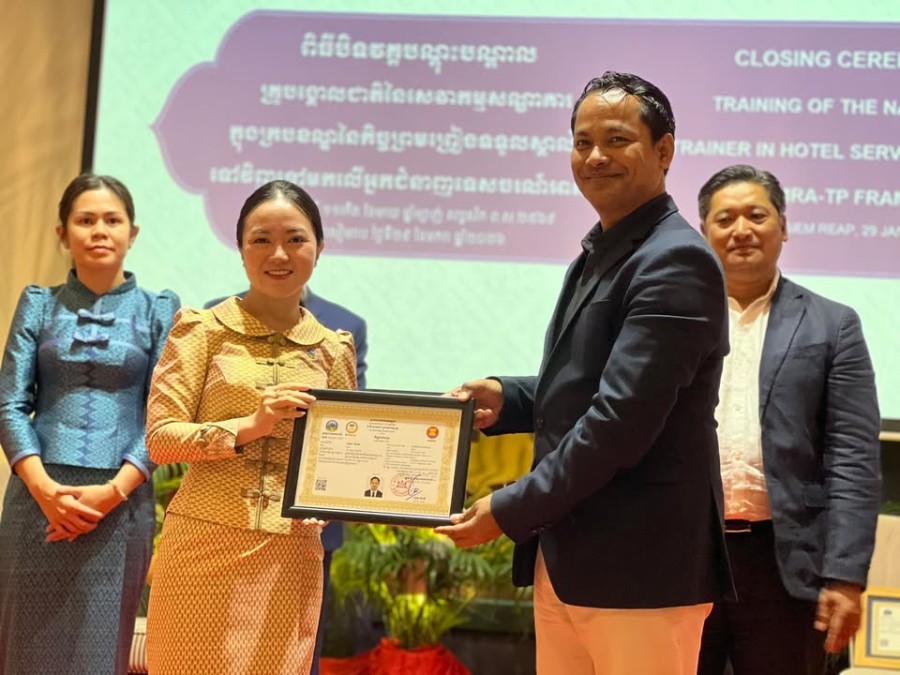 Capacity Building in Tourism Excellence: Certification of 77 National Trainers and Assessors in Alignment with ASEAN Standards