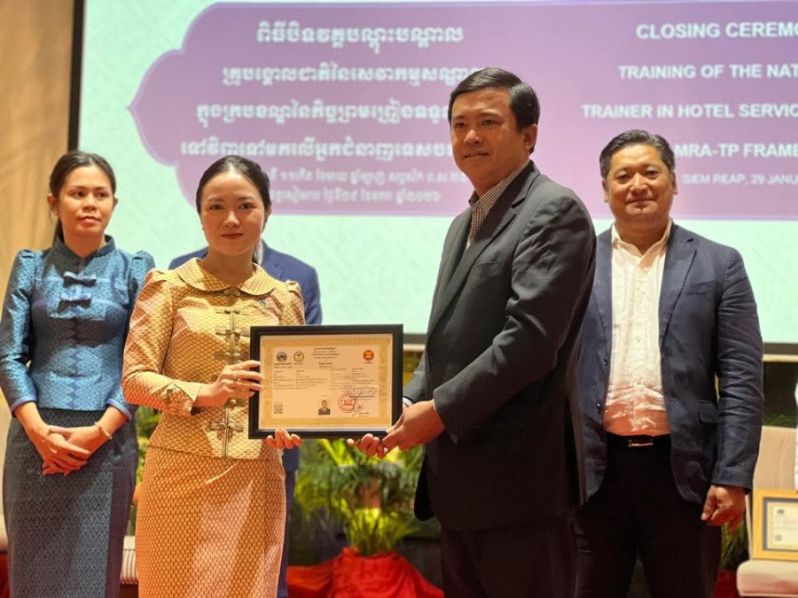 Capacity Building in Tourism Excellence: Certification of 77 National Trainers and Assessors in Alignment with ASEAN Standards