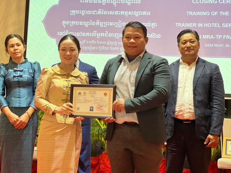 Capacity Building in Tourism Excellence: Certification of 77 National Trainers and Assessors in Alignment with ASEAN Standards