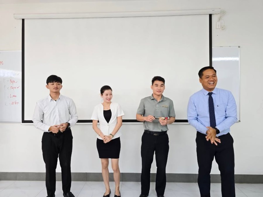 Training Activities for Front Office Skills under the HoKa Hospitality Training Program for 25 Tourism Professionals in Preah Sihanouk Province