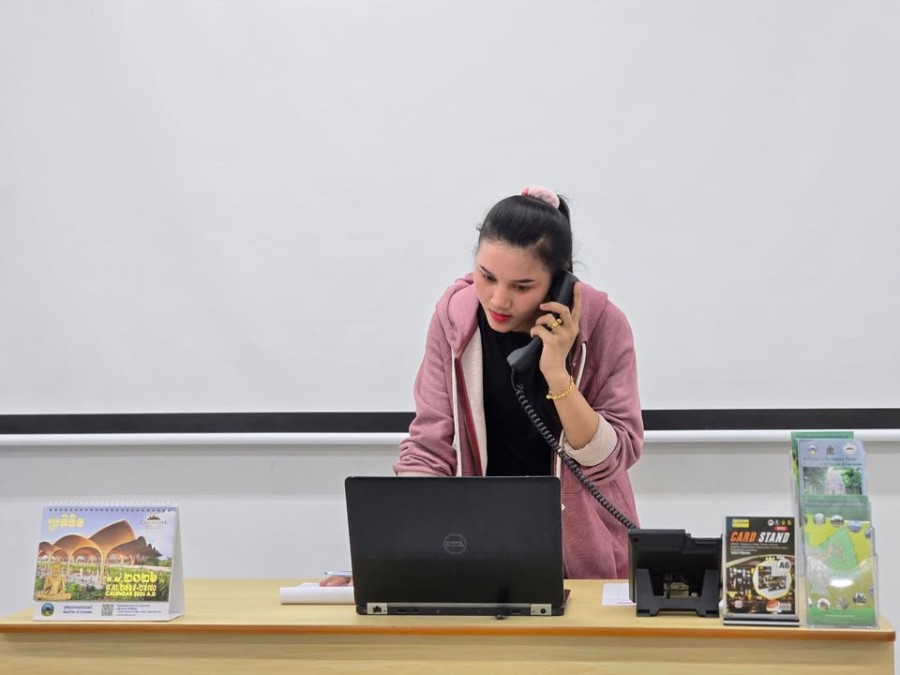 Training Activities for Front Office Skills under the HoKa Hospitality Training Program for 25 Tourism Professionals in Preah Sihanouk Province