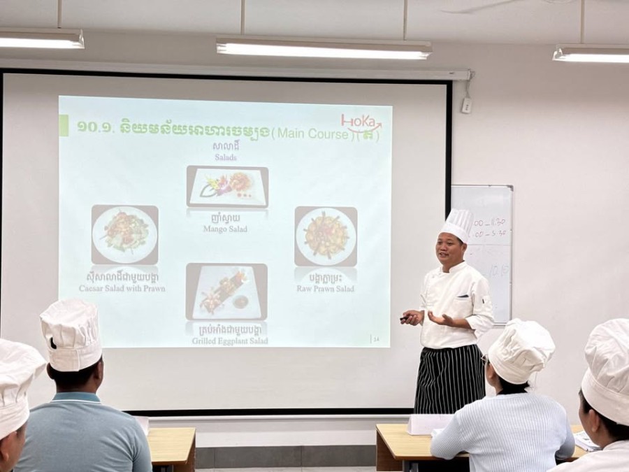 Cooking Training under the Hospitality Kampuchea (HoKa) Framework in Preah Sihanouk Province
