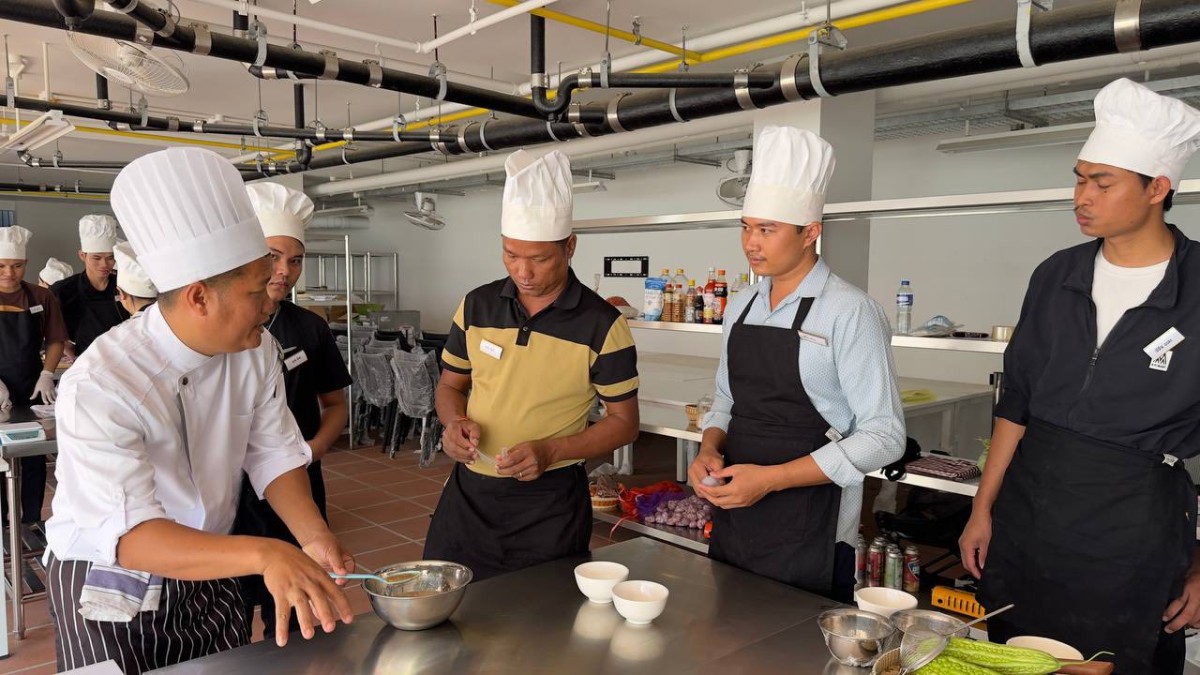 Cooking Training under the Hospitality Kampuchea (HoKa) Framework in Preah Sihanouk Province