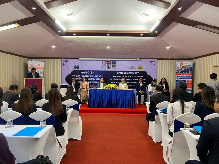 Ministry of Tourism, in Collaboration with ILO, Organizes National Trainer Training on Front Office Skills in Accordance with Cambodia National Qualifications Framework Level 1 (C1)!