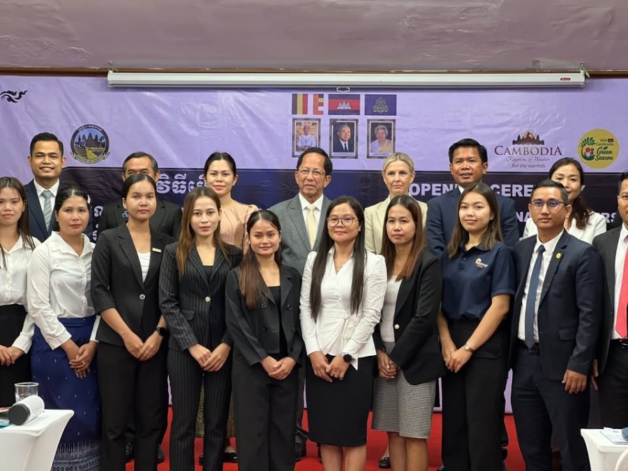Ministry of Tourism, in Collaboration with ILO, Organizes National Trainer Training on Front Office Skills in Accordance with Cambodia National Qualifications Framework Level 1 (C1)!